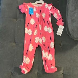 9 mos baby girl pajama set new with tags